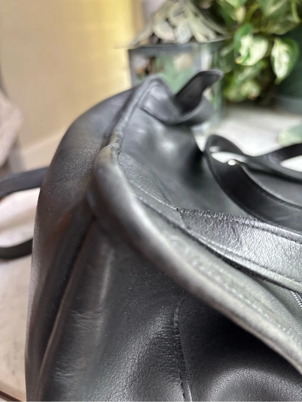 Vintage Coach Backpack Daypack with Nickel Hardware